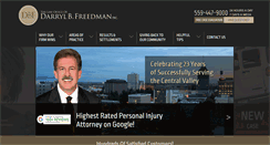 Desktop Screenshot of freedmanpersonalinjury.com