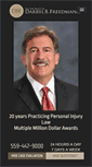 Mobile Screenshot of freedmanpersonalinjury.com